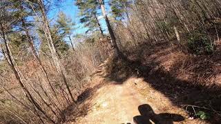 Back end of the 40km Stokesville Lifestyle Ride on MUDDY Tillman West. Nurturing a rib injury that happened about an hour before this bit :)