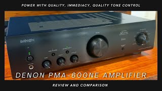 Video thumbnail for Denon PMA-600NE Integrated Amplifier Review by Tharbamar