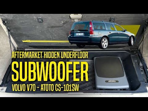 Fitting An Underfloor Subwoofer To My Volvo V70 | Atoto CS-101SW Review