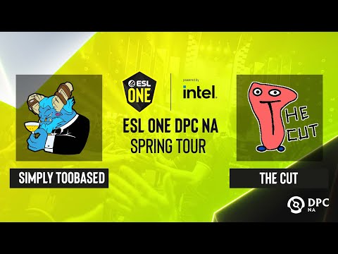 Dota2 - simply TOOBASED vs The Cut - Game 2 - ESL One DPC NA Spring