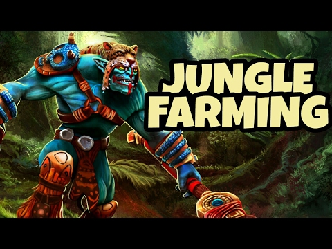 Huskar fast jungle farming - Dota 2