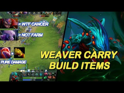Dota 2 - New 7.23 Weaver Carry Pro Desolator + Monkey King Bar Extreme damage