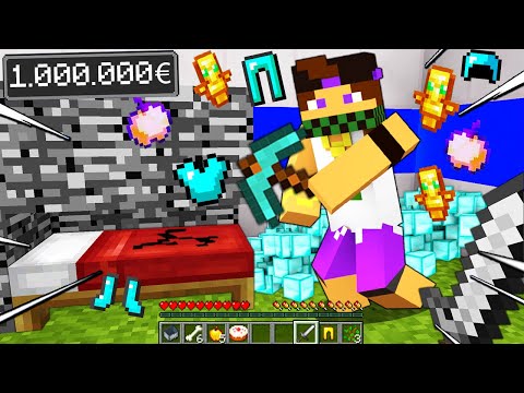 EVERY 30 SECONDS, ITEMS WORTH 1,000,000 EUROS!! - Minecraft RANDOM BEDWARS