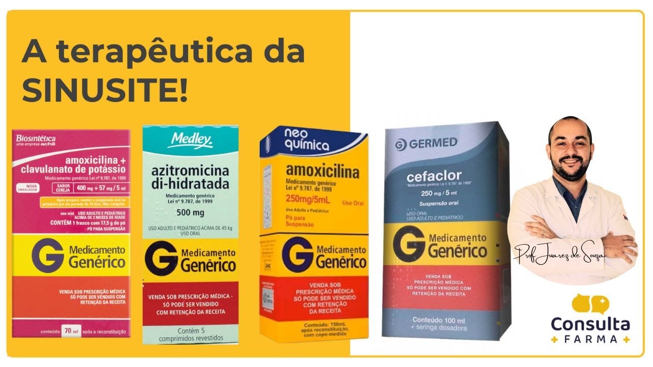 Qual o tratamento para SINUSITE?