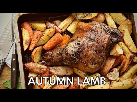 Roasted Leg of Lamb Recipe - all cooked in one tin.