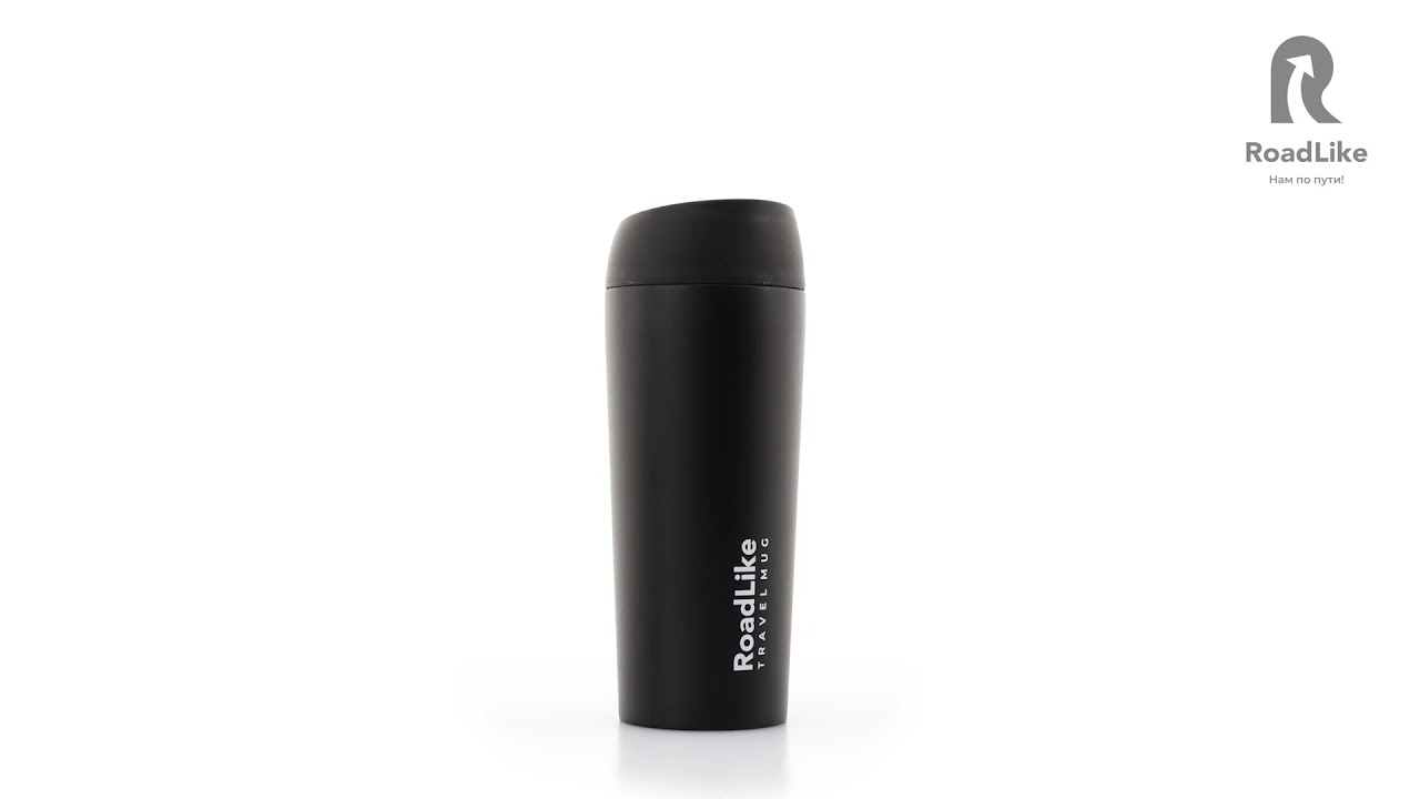 Термокружка RoadLike Travel Mug 450мл, черный