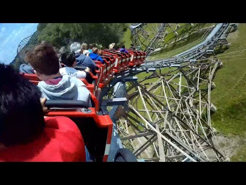 Back row point of view footage of Excalibur