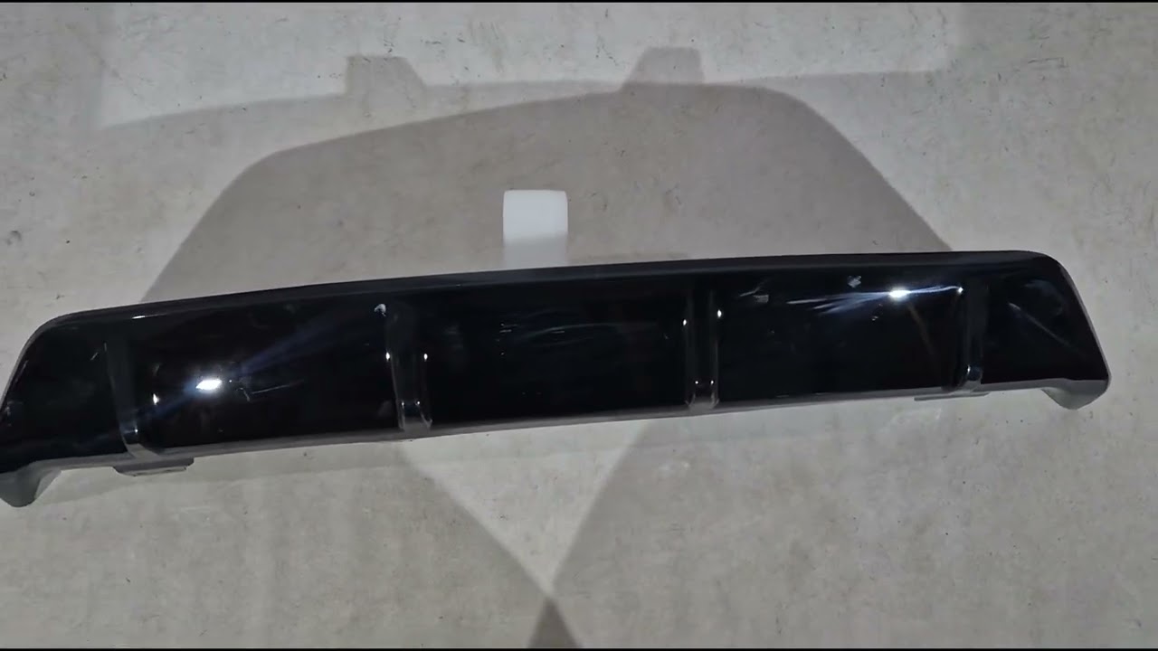 BMW X6 G06 2019–2027 Achterbumper diffuser Paradigm Black Knight (voor M-Sport, 2023+) Video 1