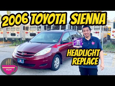 How to: 2006 Toyota Sienna Replace Headlight Bulb (Driver Side)
