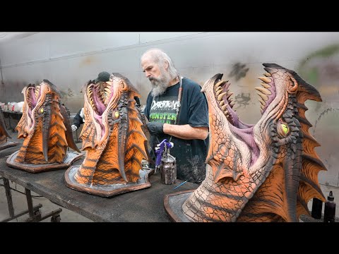 Making Monsters at Distortions Unlimited For Halloween 2024 Season