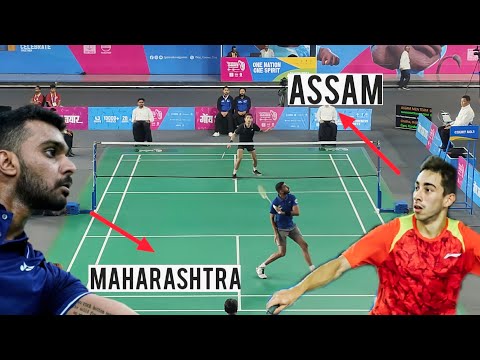 37th NATIONAL GAMES BADMINTON TEAM CHAMPIONSHIP 2023 GOA HARSHEEL DANI V/S ORIJIT CHALISH
