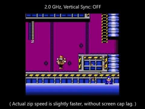 Speed up a slow Glue Zip in Megaman Unlimited 1.1.0SR