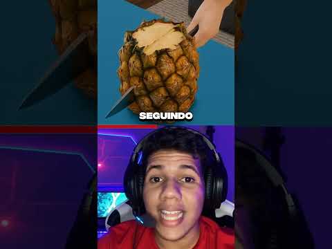 IF YOU CUT A PINEAPPLE... #tiktok #curiosities #react
