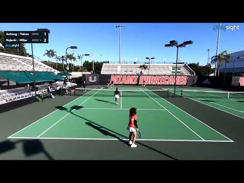 Amelia Rajecki/Nell Miller v Daevenia Achong/Maya Tahan - Spring Invite Day 3 - 15.01.23