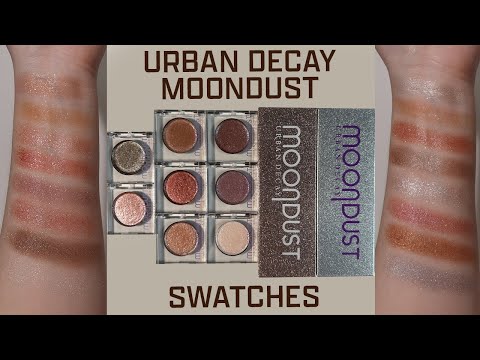 Urban Decay Moondust Eyeshadow Swatches