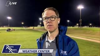LIVE at 6: Matt is live in Tupelo tracking mild temps tonight and Gabe has the latest on burn bans