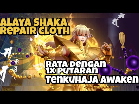 Alaya Shaka Repair Cloth - Musuh Rata Dengan Tenkuhaja Awaken - Saint Seiya Awakening