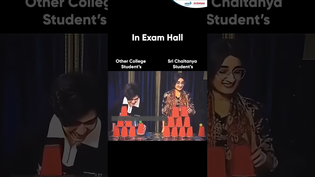 In Exam Hall Pressure | Sri Chaitanya Students vs Other Students #pressure #examhall #srichaitanya