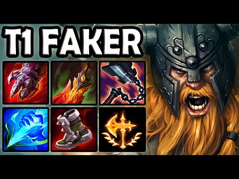 T1 Faker OLAF Jungle vs VOLIBEAR - Ranked Korea ✅