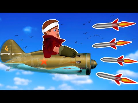 АВИАЛИНИИ ГЛЮКА ПРОТИВ ИИ в Scrap Mechanic