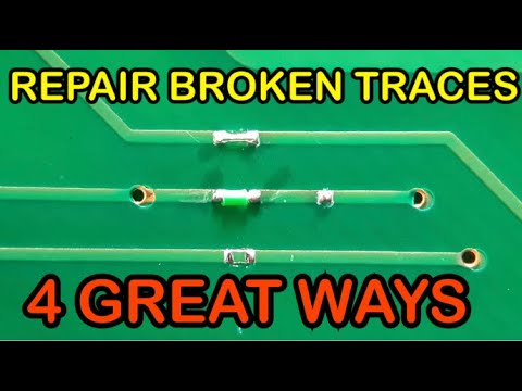How To Repair Broken PCB TRACE  -  Learn 4 Different Methods