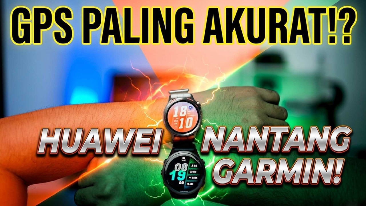 ADU AKURASI GPS,  HUAWEI Watch GT Runner 2 vs Garmin Forerunner 970!