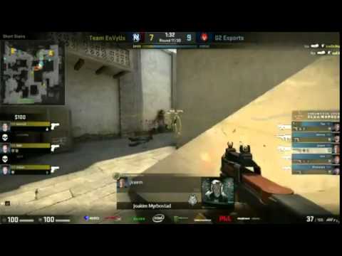 Team EnVyUs vs G2 Esports P90 Spray down by Fox and Jkaem
