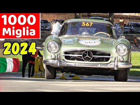 1000 Miglia 2024 - Day 5, Ferrara - Alfa 6C 1750, Lancia B24, Mercedes 300 SL, Ferrari 250 MM & More