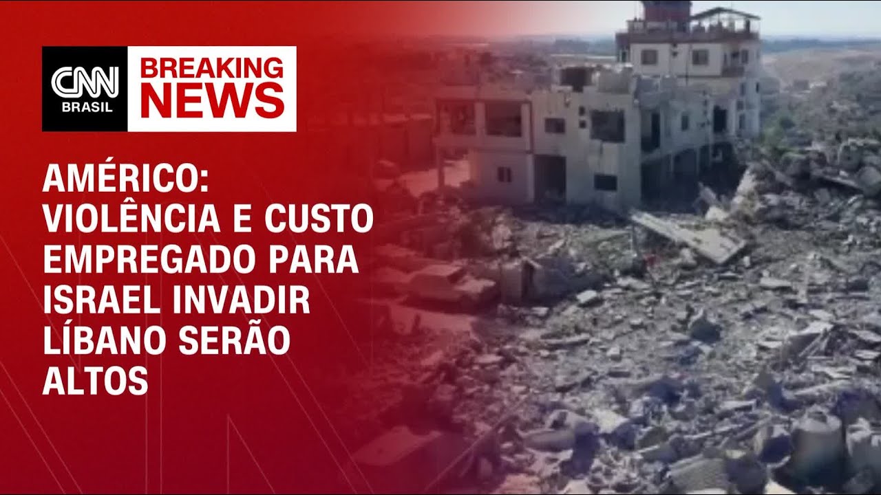 Américo: Violência e custo empregado para Israel invadir o Líbano serão altos | BASTIDORES CNN