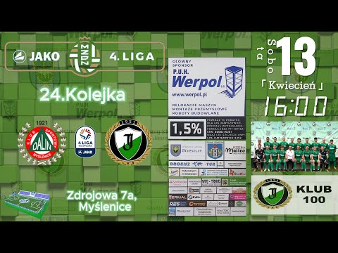 13 04 24 DALIN MYŚLENICE-LKS JAWISZOWICE 0:1 skrót