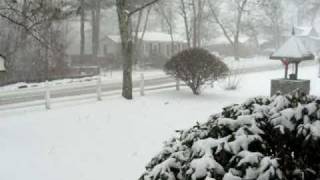 preview picture of video 'Snow storm East Bridgewater,Ma. 12/31/08'