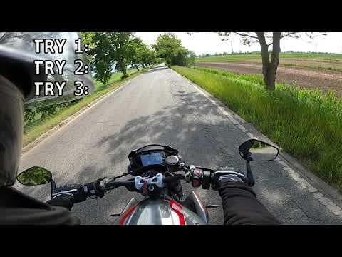 Triumph Street Triple RS 2020 acceleration test 0 100kmh Amateur