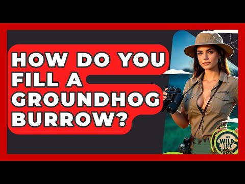 How Do You Fill A Groundhog Burrow? - The Wild Life Explorer