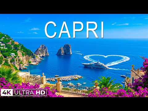 Capri 4K Drone Footage | Faraglioni Rocks & Stunning Blue Coast Views