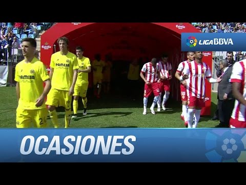 Todas las ocasiones de UD Almería (0-0) - Villarreal CF