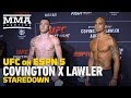 UFC on ESPN 5: Colby Covington vs. Robbie Lawler Staredown - MMA Fighting