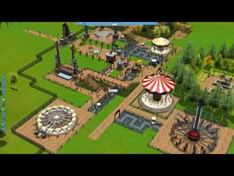 RollerCoaster Tycoon 3: Platinum Gameplay Without Commentary - Vanilla Hills