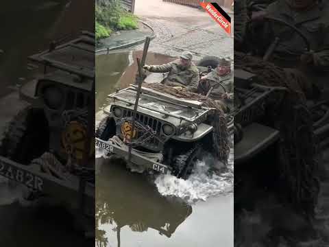 Cool Soldiers 🪖 are driving Military Jeep #shorts #jeep #army