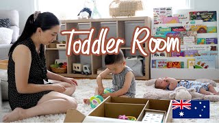 TODDLER ROOM TOUR - PLAYROOM / BEDROOM