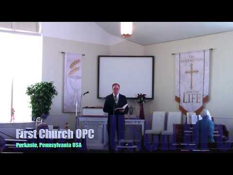 Hymn: "Only Trust Him!" Trinity Hymnal #675, Pastor MacLaren, First OPC Perkasie PA 02/23/2020.
