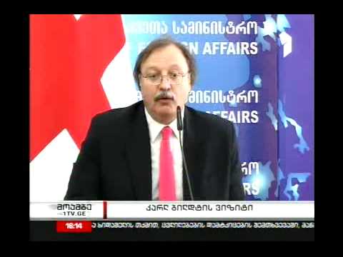 Carl Bildt continues visit to Georgia.