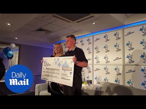 Couple won't quit their jobs after big £21 million Lotto win