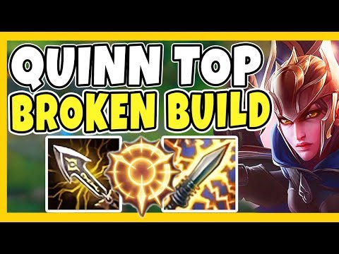 QUINN TOP ABUSING THE META! INSANE DAMAGE BUILD *NOT CLICKBAIT* - League of Legends