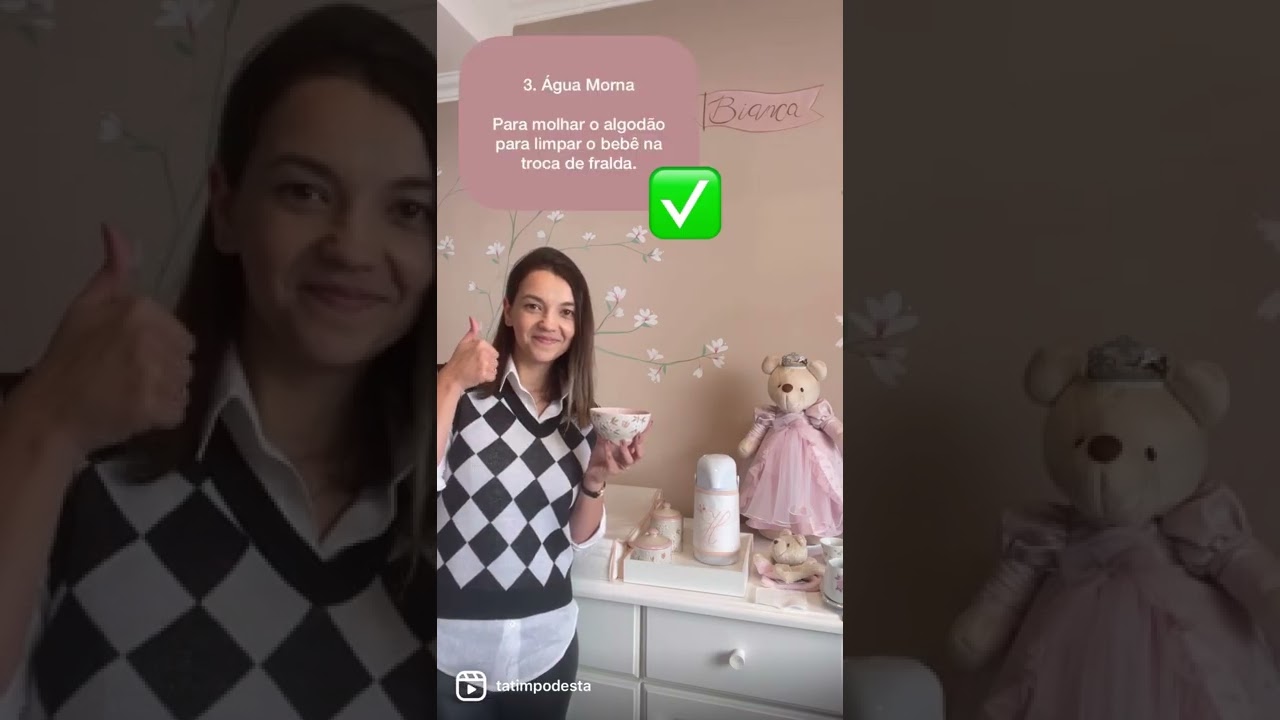 Para o que serve a garrafa térmica no kit de higiene do bebê