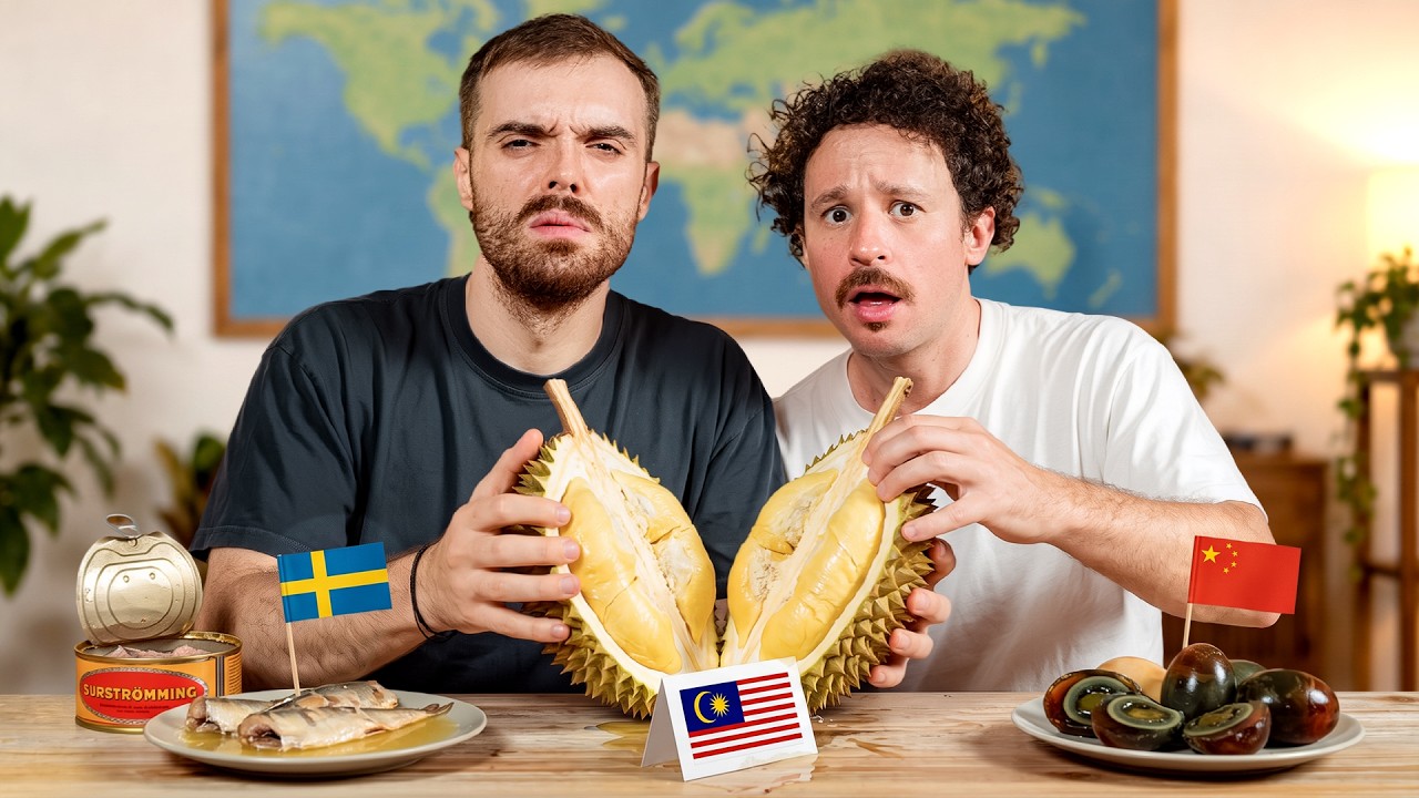 Probé las Comidas Más Raras del Mundo con Luisito Comunica