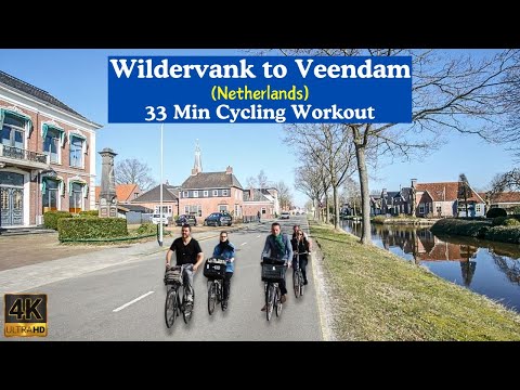 🚴‍♂️ Relaxing Cycling in Wildervank to Veendam, Netherlands 4K | 33 min Scenic Ride