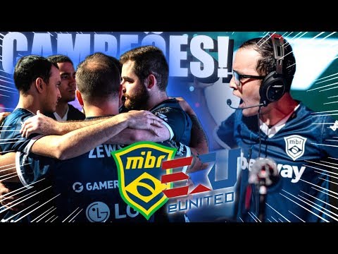 CS:GO - FALLEN e TACO DESTRUINDO & MIBR CAMPEÃ!! (FINAL) (Mibr Vs eUnited) (Ecs Season 8, Week 5)