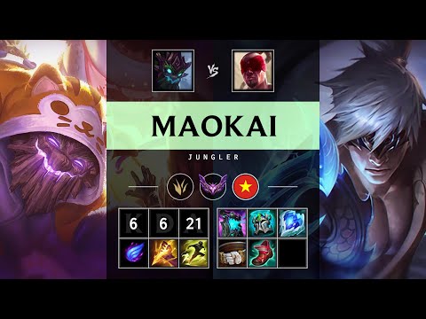 Maokai Jungle vs Lee Sin - VN Master Patch 25.16