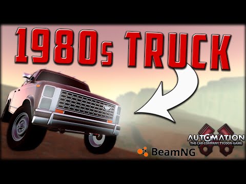 I Built A Truck. And Its BIG! Automation - BeamNG