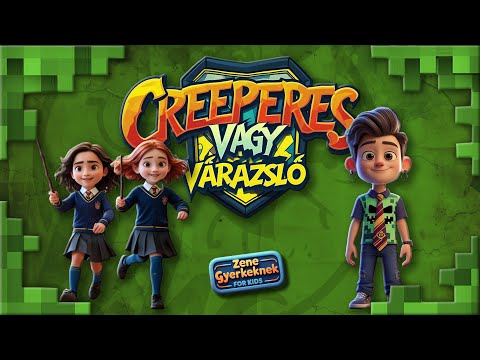 Creeperes vagy Varázsló? | Roxfort, TikTok, Pokémon, Fortnite | Vagány Gyerekdal a Sulis Divatokról